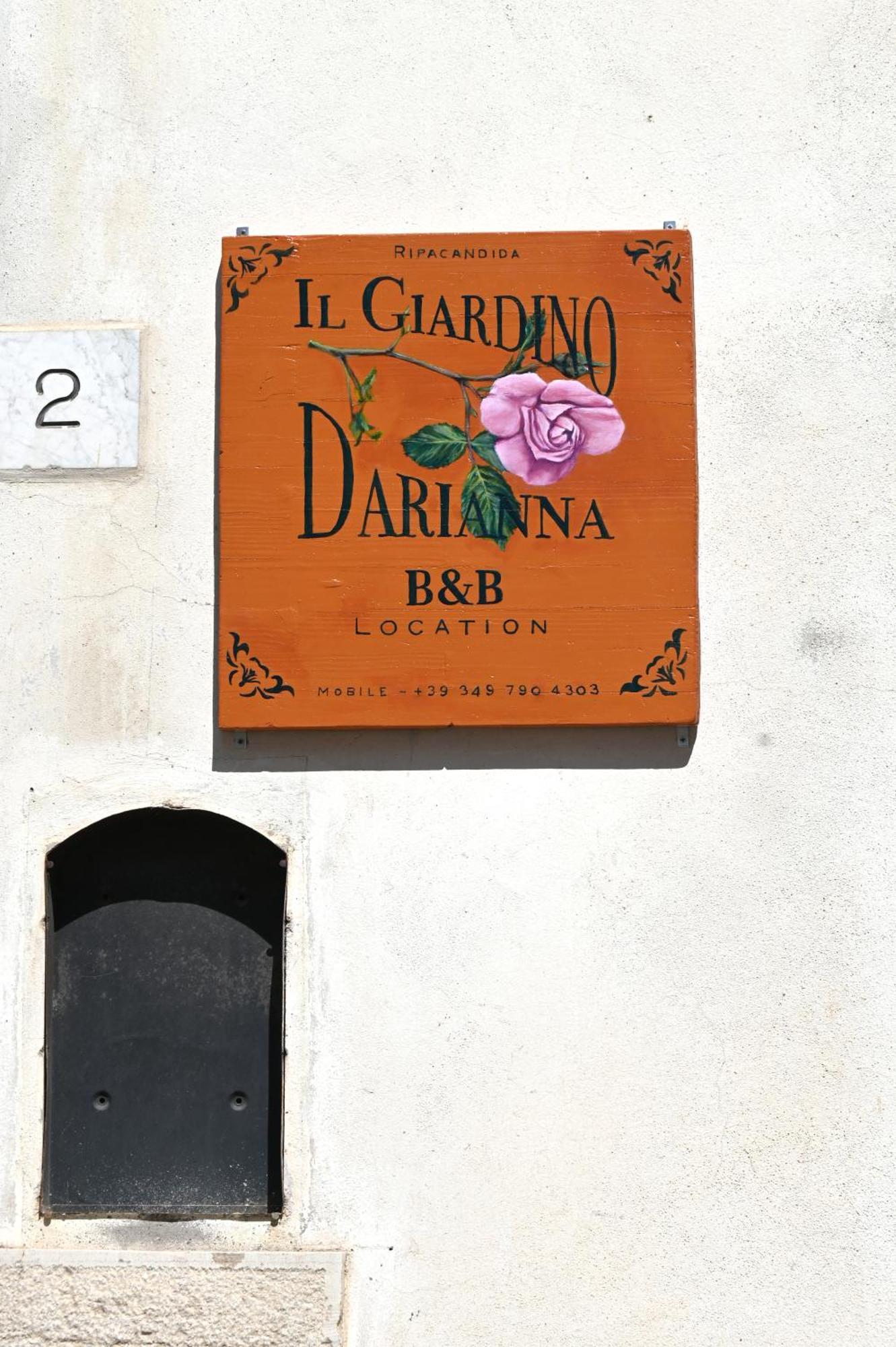 Giardino Darianna Bed & Breakfast Ripacandida Екстериор снимка